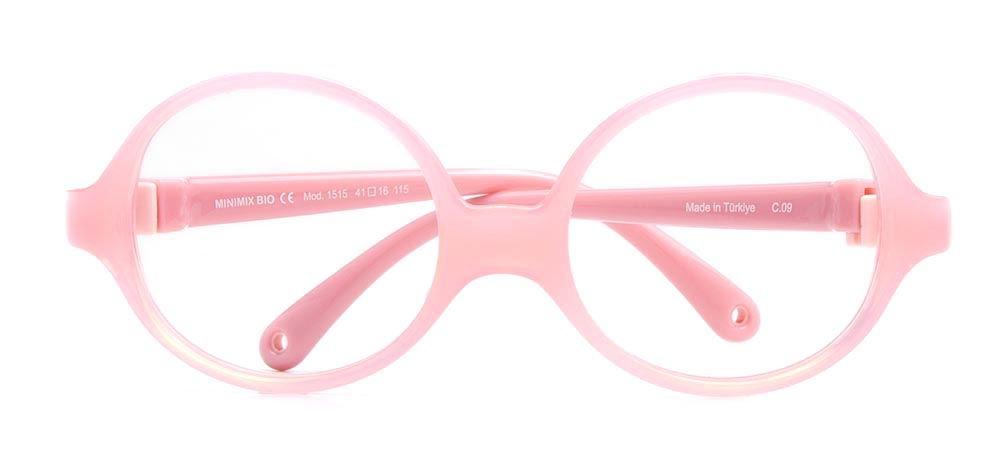 MINIMIX MNMX 1515-C.09 Optik Bebek,Çocuk Erkek,Kadın,Unisex Yuvarlak Çerçeveli Grilamid (TR90) - 1