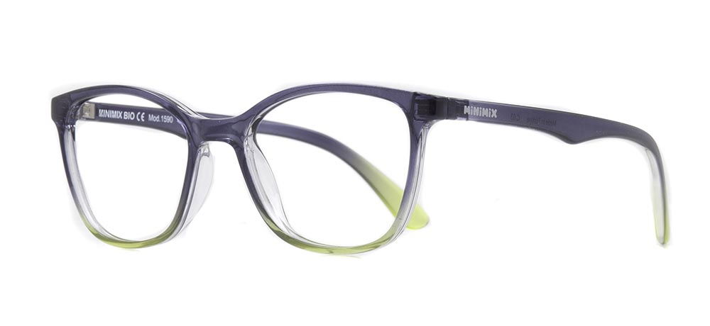 MINIMIX MNMX 1590-C.03 Optik Çocuk Erkek,Kadın,Unisex Köşeli Çerçeveli Greenline BIO - 2