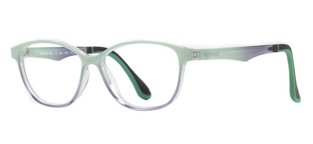 MINIMIX MNMX 1598-C.03 Optik Çocuk Erkek,Kadın,Unisex Oval Çerçeveli Greenline BIO - 2