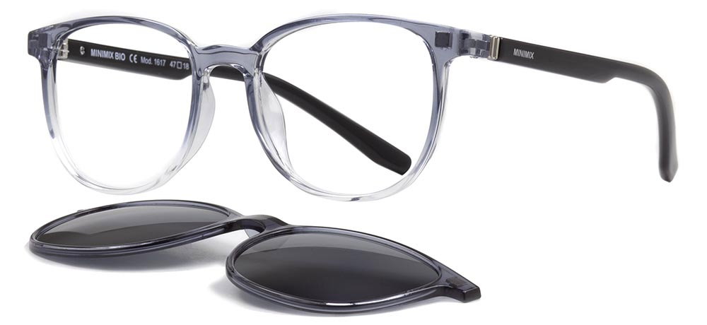 MINIMIX MNMX 1617-C.01 Clipon,Optik Çocuk Erkek,Kadın,Unisex Oval Çerçeveli Greenline BIO - 2