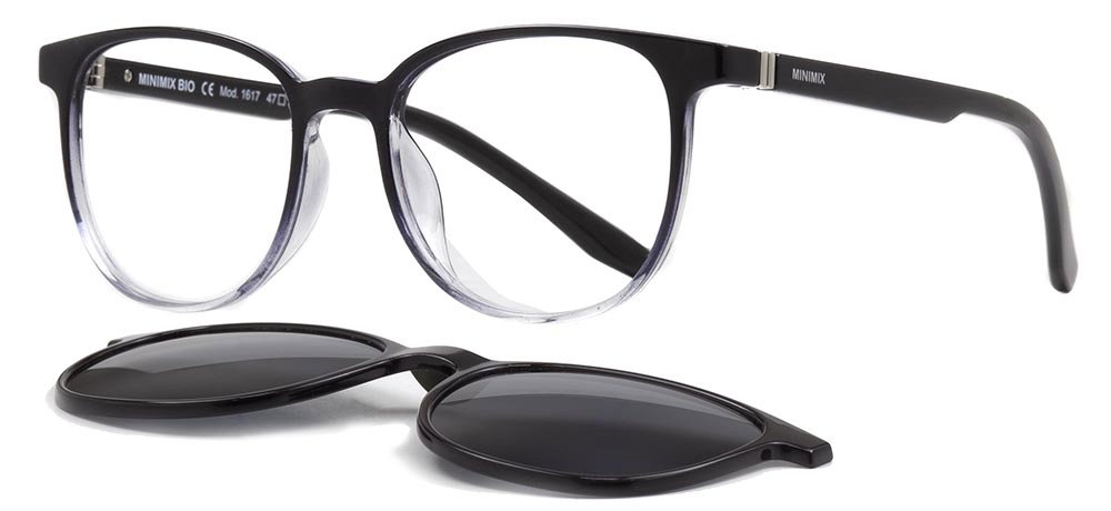 MINIMIX MNMX 1617-C.04 Clipon,Optik Çocuk Erkek,Kadın,Unisex Oval Çerçeveli Greenline BIO - 2