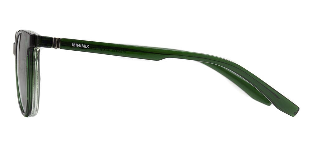MINIMIX MNMX 1617-C.06 Clipon,Optik Çocuk Erkek,Kadın,Unisex Oval Çerçeveli Greenline BIO - 3