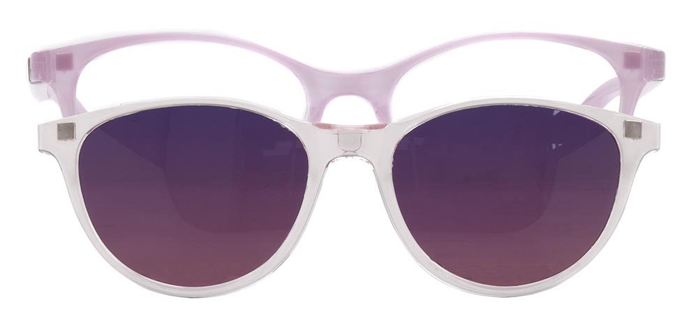 MINIMIX MNMX 1618-C.08 Clipon, Optik Çocuk Çocuk,Kadın Oval Çerçeveli Greenline BIO - 1