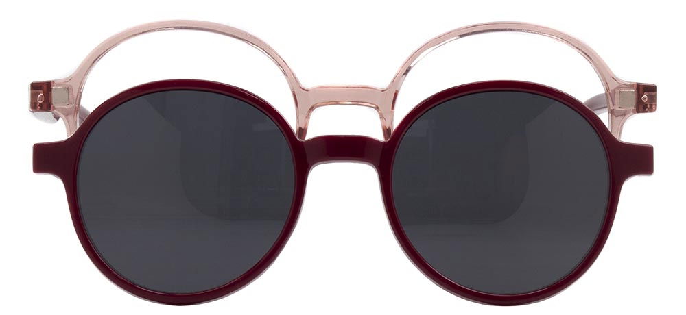 MINIMIX MNMX 1619-C.02 Clipon,Optik Çocuk Kadın Yuvarlak Çerçeveli Greenline BIO - 1