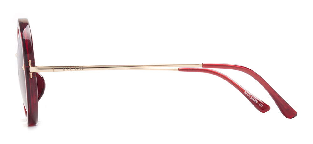 MOLSION MS1190-J23 Güneş Genç,Yetişkin Kadın Yuvarlak Çerçeveli Metal Polarize - 3