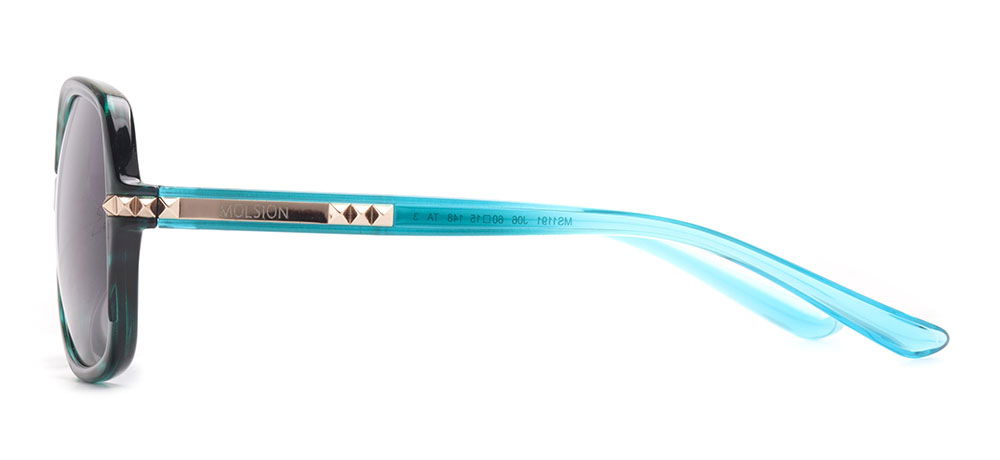 MOLSION MS1191-J06 Güneş Genç,Yetişkin Kadın Geometrik Çerçeveli Asetat Polarize - 3