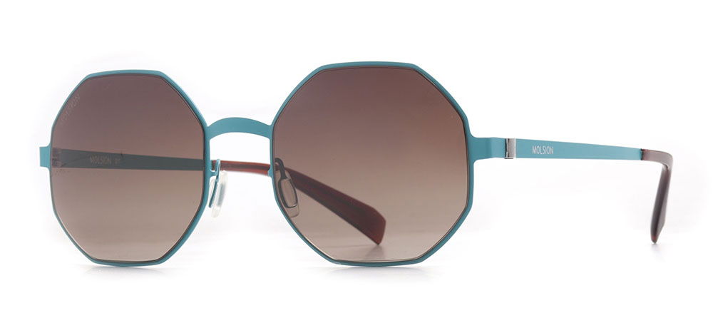 MOLSION MS1221-M03 Güneş Genç,Yetişkin Kadın Geometrik Çerçeveli Plastik Polarize - 2