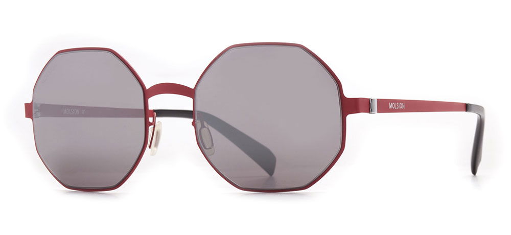 MOLSION MS1221-M06 Güneş Genç,Yetişkin Kadın Geometrik Çerçeveli Plastik Polarize - 2