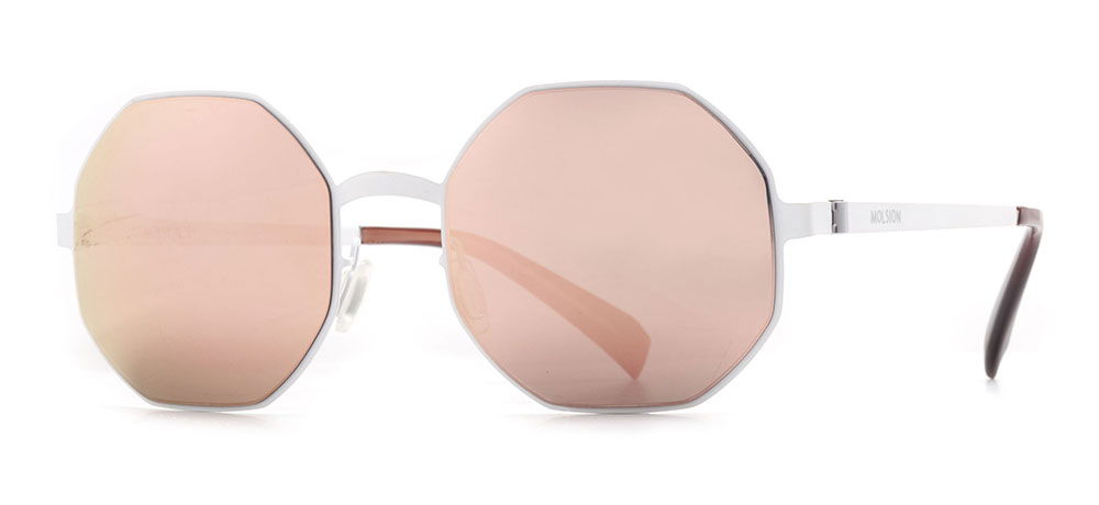 MOLSION MS1221-M13 Güneş Genç,Yetişkin Kadın Geometrik Çerçeveli Plastik Polarize - 2