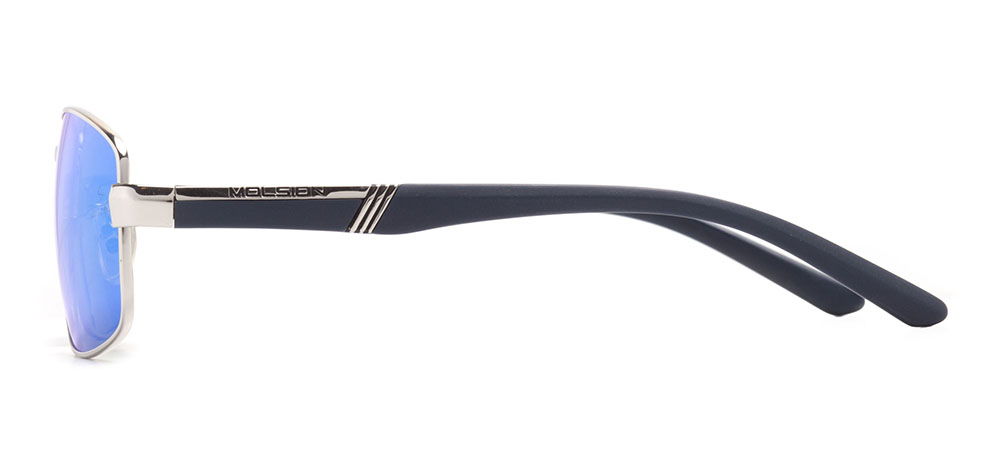 MOLSION MS1226-M06 Güneş Genç,Yetişkin Erkek Köşeli Çerçeveli Titanyum Polarize - 3