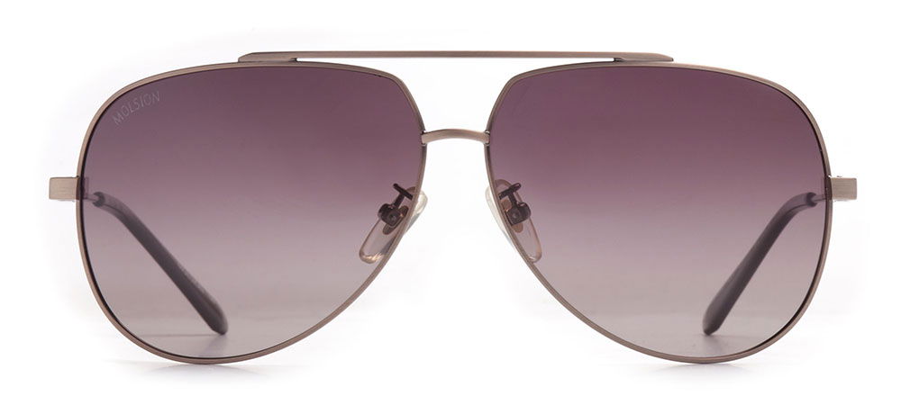 MOLSION MS1230-M07 Güneş Genç,Yetişkin Erkek Damla Çerçeveli Titanyum Polarize - 1