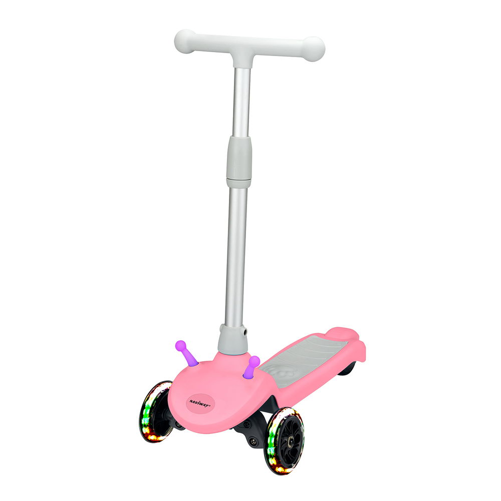 Naviway NS-05 Pembe 6km/h 100w LG Bataryalı Taşınabilir Elektrikli Çocuk Scooter - 1