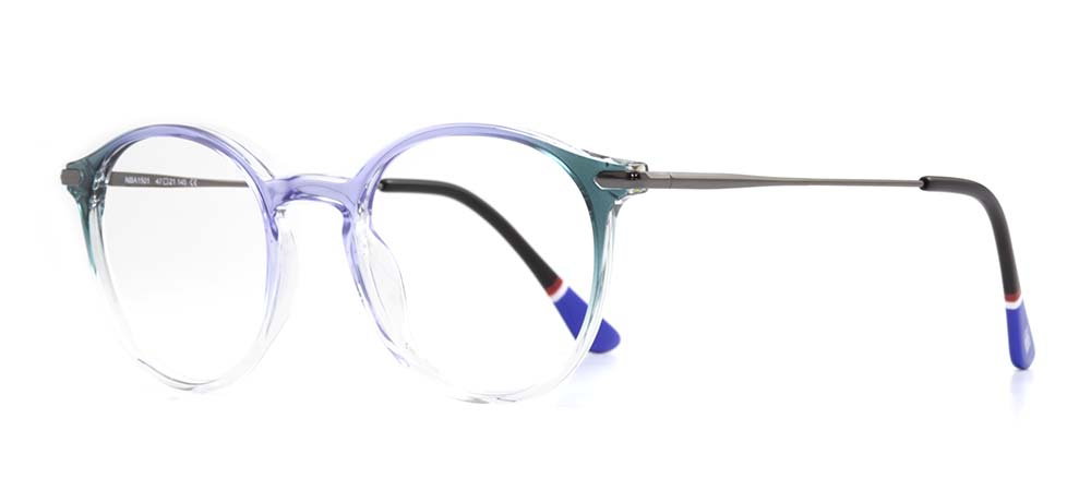 NBA NBA 1501-C.13 Optik Genç Erkek,Kadın,Unisex Oval Çerçeveli Grilamid TR90 - 2