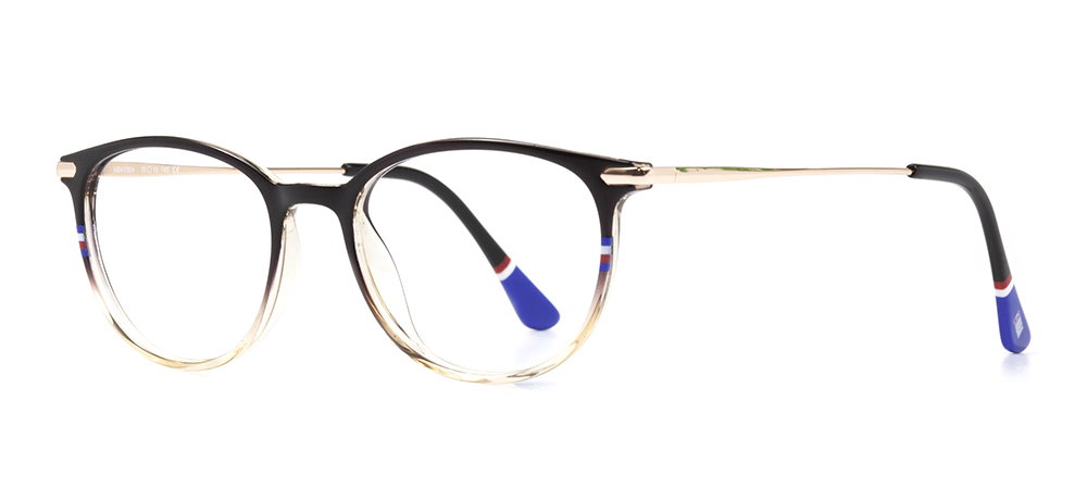 NBA NBA 1504-C.12 Optik Genç Erkek,Kadın,Unisex Oval Çerçeveli Grilamid (TR90) - 2