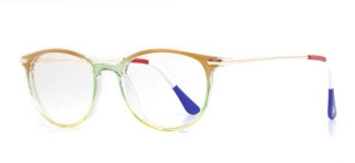 NBA NBA 1504-C.17 Optik Genç Erkek,Kadın,Unisex Oval Çerçeveli Grilamid TR90 - NBA (1)