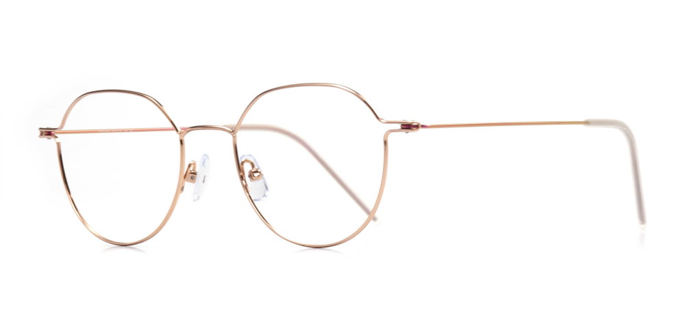 NBA NBA 1554-C.03 Optik Genç Kadın Geometrik Çerçeveli Titanyum - 2