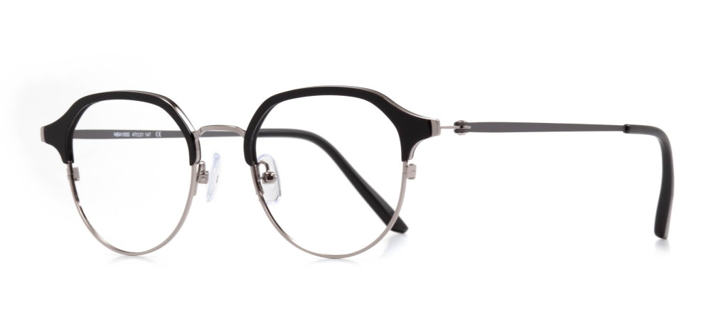 NBA NBA 1555-C.02 Optik Genç Erkek,Kadın,Unisex Geometrik Çerçeveli Titanyum - 2