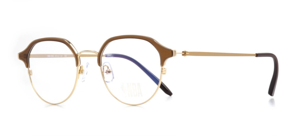 NBA NBA 1555-C.03 Optik Genç Kadın Geometrik Çerçeveli Titanyum - 2