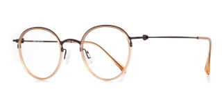 NBA NBA 1556-C.01 Optik Genç Kadın Yuvarlak Yarım Çerçeveli Titanyum - NBA (1)