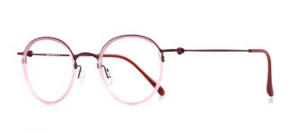 NBA NBA 1556-C.03 Optik Genç Kadın Yuvarlak Yarım Çerçeveli Titanyum - NBA (1)