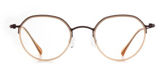 NBA NBA 1557-C.02 Optik Genç Kadın Geometrik Yarım Çerçeveli Titanyum - NBA