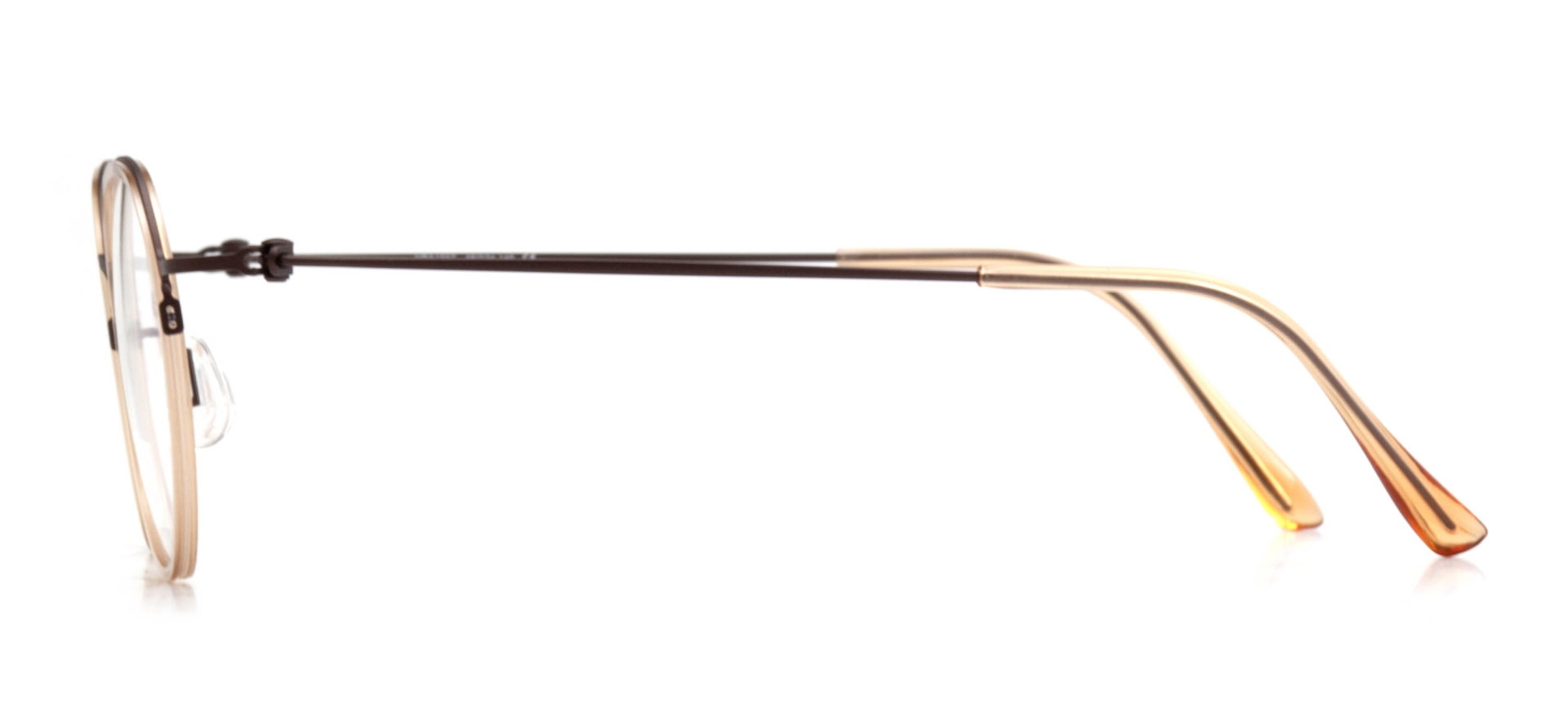 NBA NBA 1557-C.02 Optik Genç Kadın Geometrik Yarım Çerçeveli Titanyum - 3