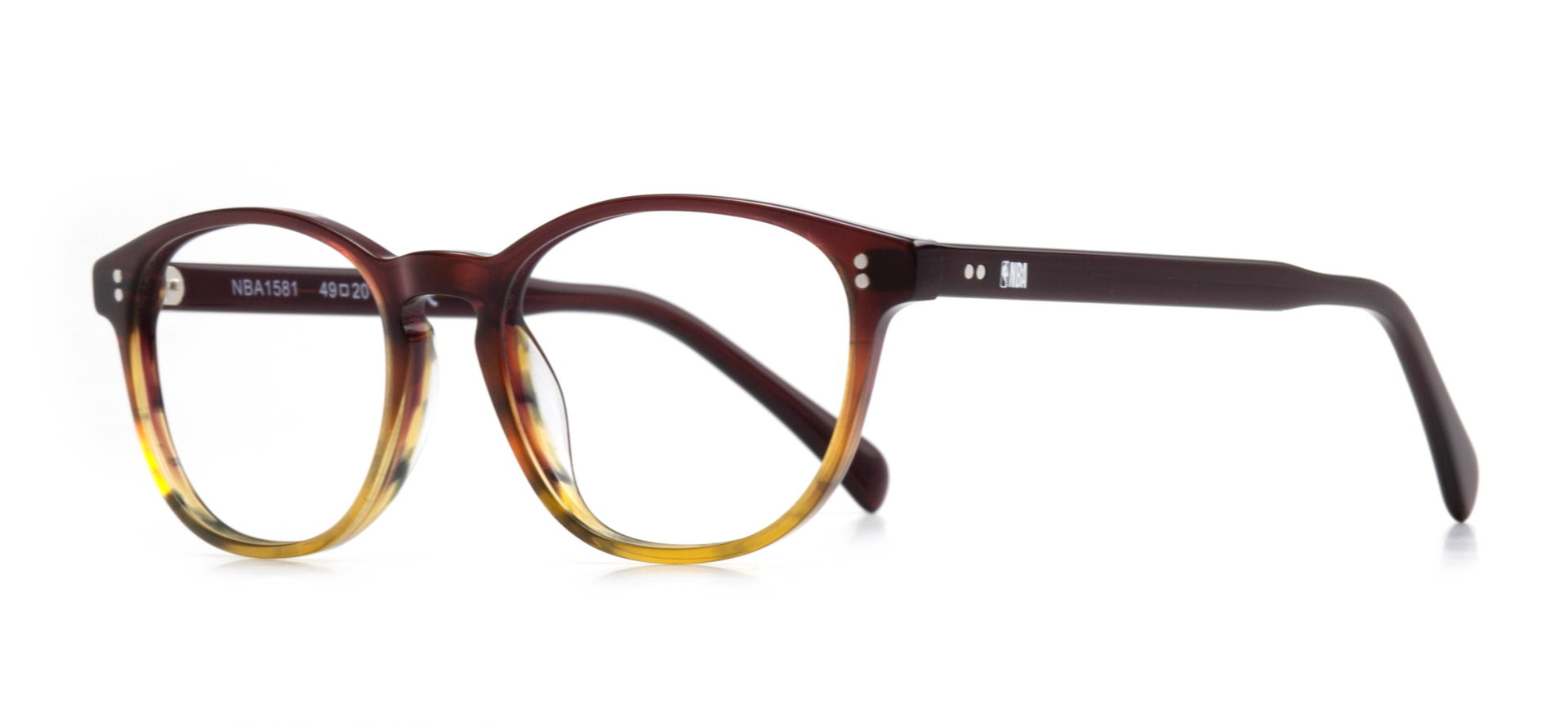 NBA NBA 1581-C.04 Optik Genç Erkek,Kadın,Unisex Oval Çerçeveli Asetat - 2