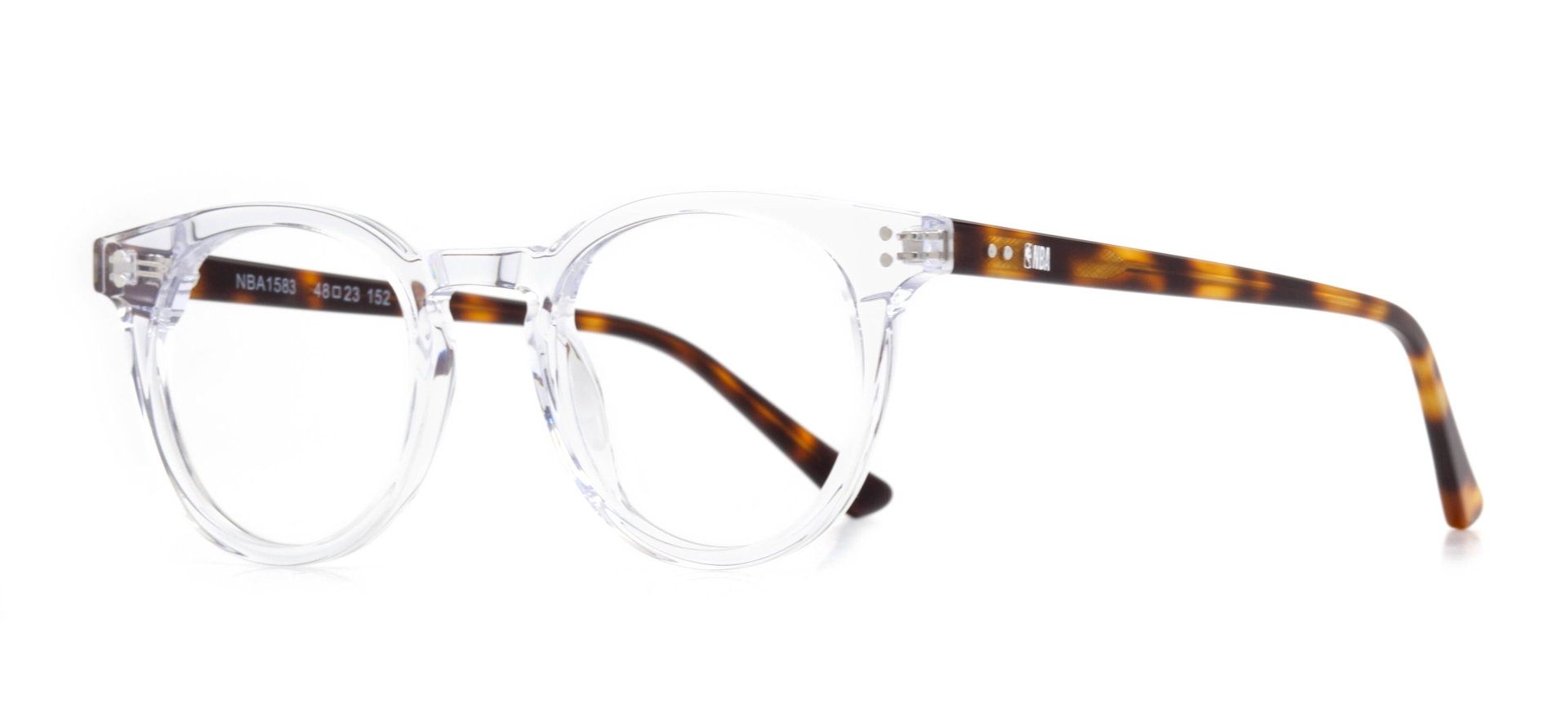 NBA NBA 1583-C.02 Optik Genç Erkek,Kadın,Unisex Oval Çerçeveli Asetat - 2