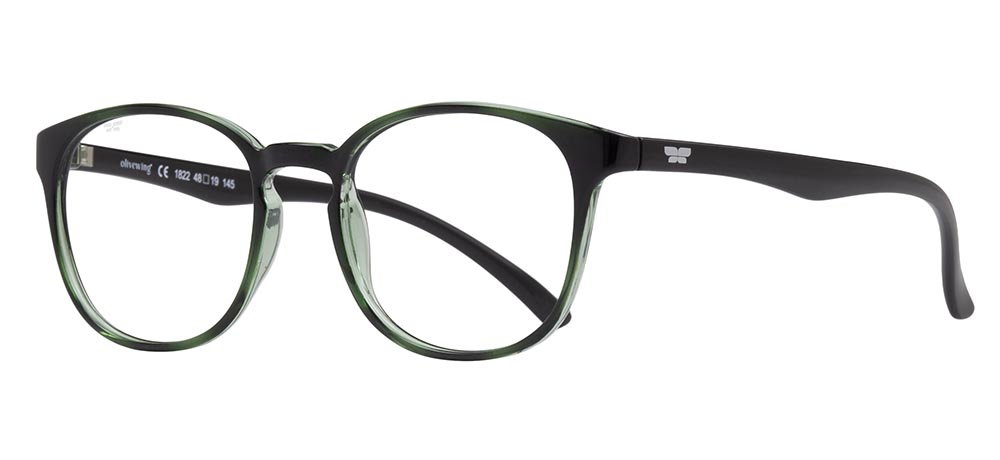 OLIVEWING OLW 1822-C.01 Optik Genç Erkek,Kadın,Unisex Oval Çerçeveli Grilamid TR90 - 2