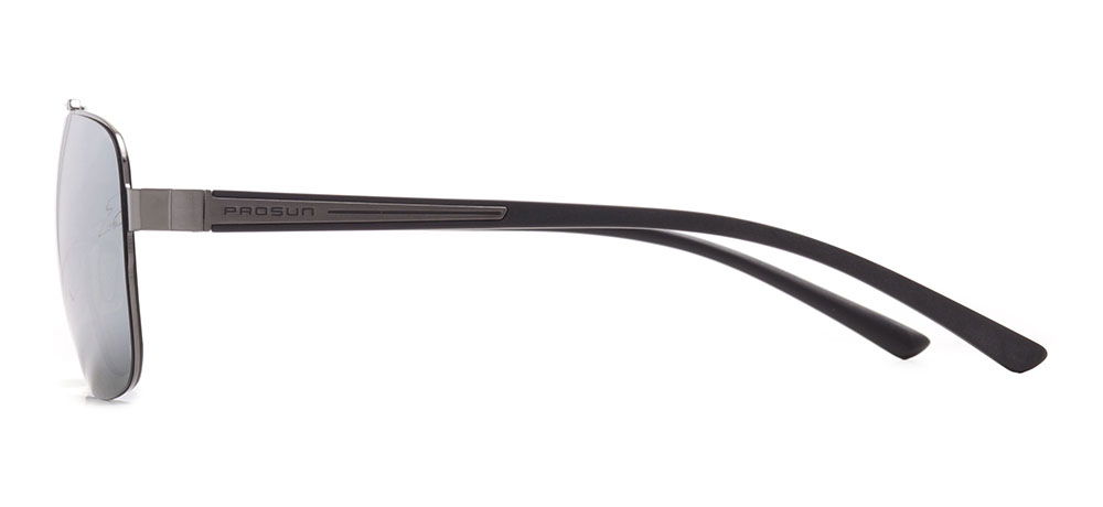 PROSUN PS1505-M01 Güneş Genç,Yetişkin Erkek Köşeli Çerçeveli Titanyum Polarize - 3