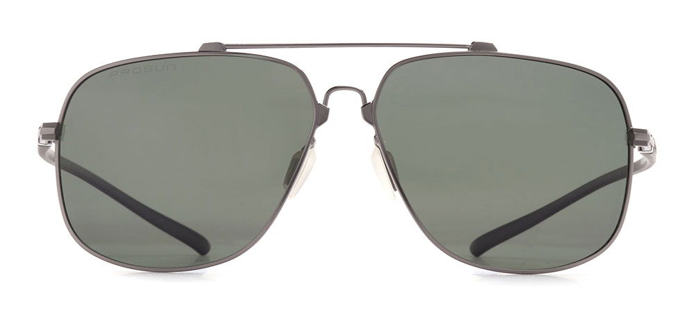 PROSUN PS1509-M01 Güneş Genç,Yetişkin Erkek Köşeli Çerçeveli Metal Polarize - 1