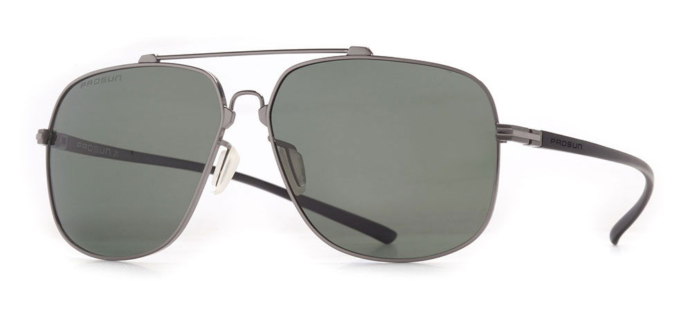 PROSUN PS1509-M01 Güneş Genç,Yetişkin Erkek Köşeli Çerçeveli Metal Polarize - 2
