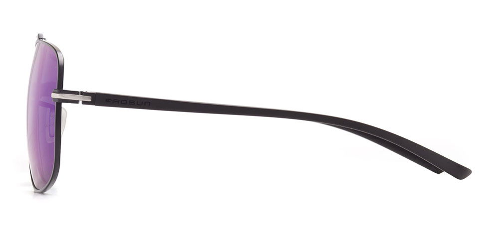 PROSUN PS1509-M02 Güneş Genç,Yetişkin Erkek Köşeli Çerçeveli Metal Polarize - 3