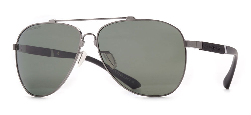PROSUN PS1510-M01 Güneş Genç,Yetişkin Erkek,Kadın,Unisex Damla Çerçeveli Titanyum Polarize - 2