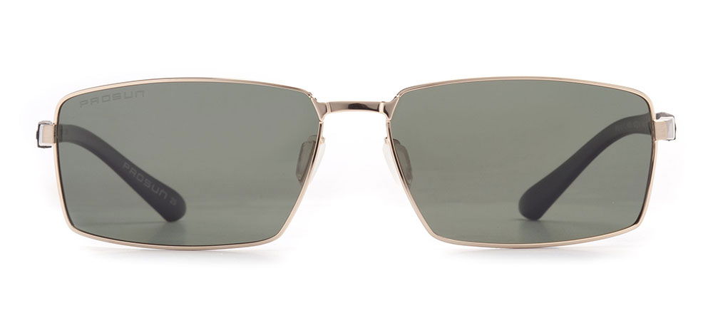 PROSUN PS1511-M03 Güneş Genç,Yetişkin Erkek Köşeli Çerçeveli Titanyum Polarize - 1
