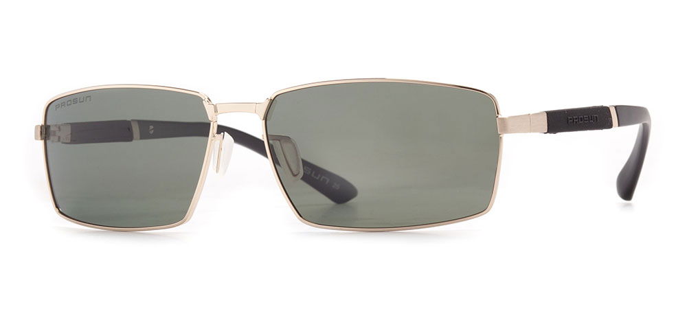 PROSUN PS1511-M03 Güneş Genç,Yetişkin Erkek Köşeli Çerçeveli Titanyum Polarize - 2