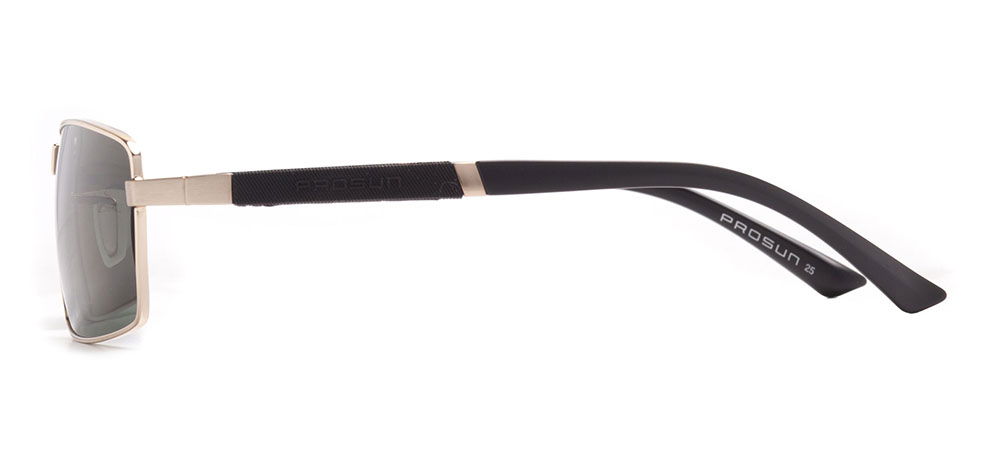 PROSUN PS1511-M03 Güneş Genç,Yetişkin Erkek Köşeli Çerçeveli Titanyum Polarize - 3