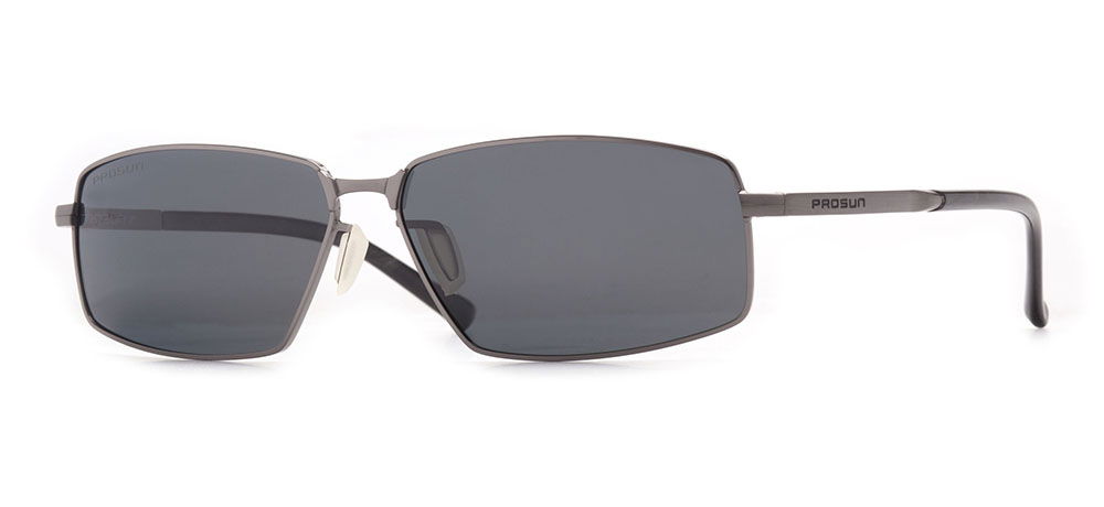 PROSUN PS1512-M01 Güneş Yetişkin Erkek Köşeli Çerçeveli Metal Polarize - 2