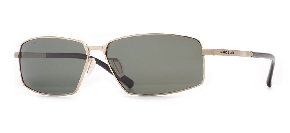 PROSUN PS1512-M03 Güneş Yetişkin Erkek Köşeli Çerçeveli Metal Polarize - 2