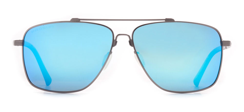 PROSUN PS1515-M01 Güneş Yetişkin Erkek Köşeli Çerçeveli Metal Polarize - 1