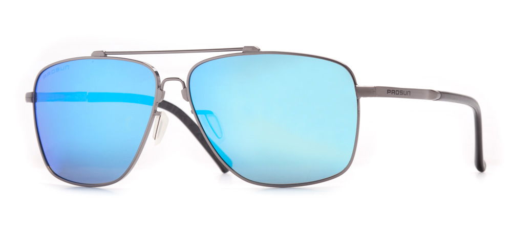 PROSUN PS1515-M01 Güneş Yetişkin Erkek Köşeli Çerçeveli Metal Polarize - 2