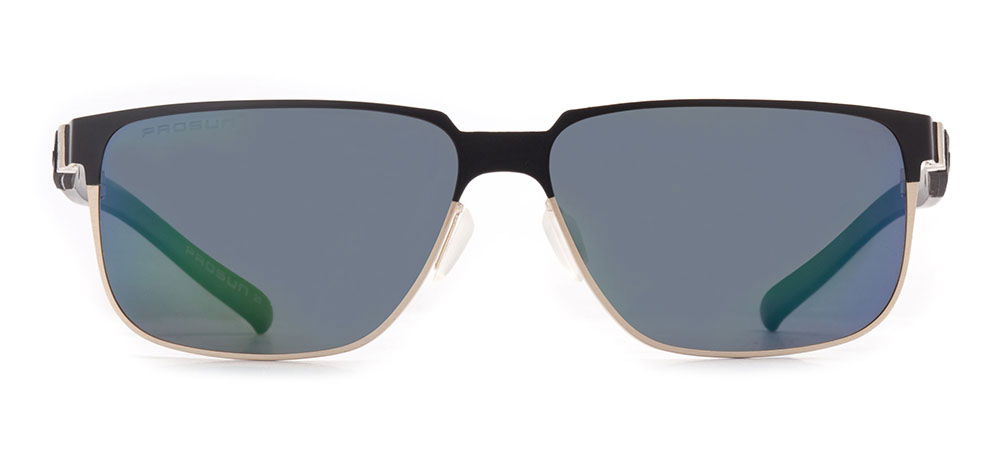 PROSUN PS1518-M05 Güneş Yetişkin Erkek Köşeli Çerçeveli Titanyum Polarize - 1