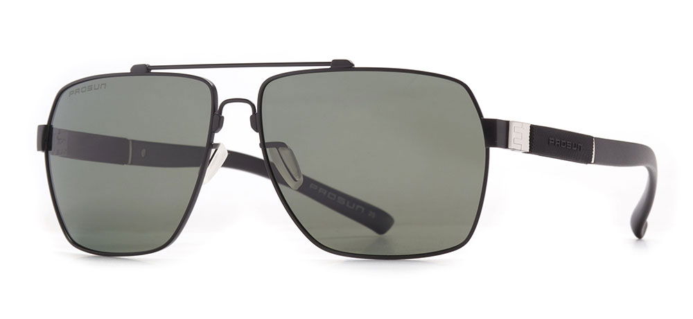PROSUN PS1519-M02 Güneş Yetişkin Erkek Köşeli Çerçeveli Titanyum Polarize - 2