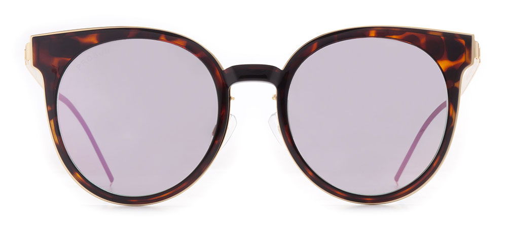 PROSUN PS6005-B21 Güneş Yetişkin Kadın Köşeli Çerçeveli Titanyum Polarize - 1