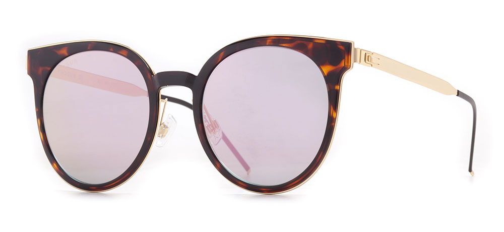 PROSUN PS6005-B21 Güneş Yetişkin Kadın Köşeli Çerçeveli Titanyum Polarize - 2