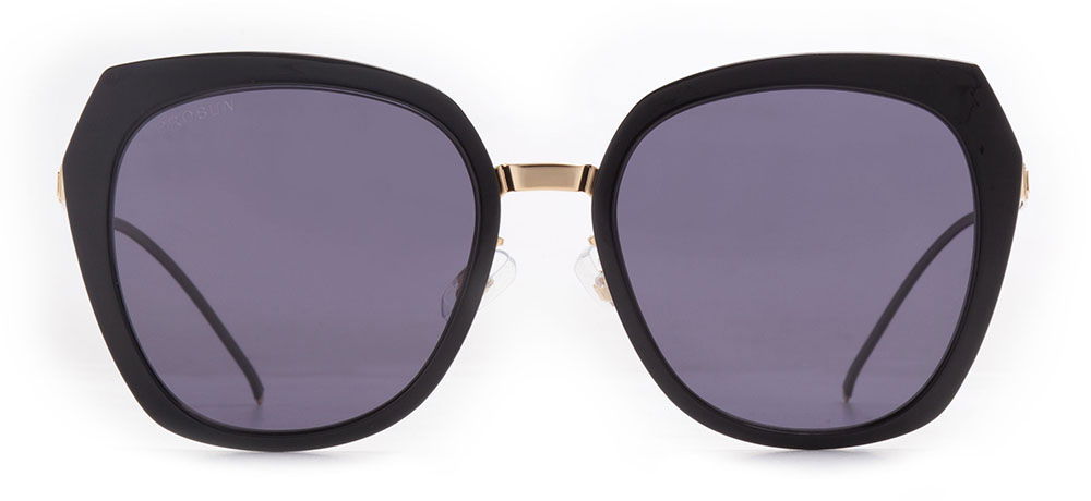 PROSUN PS6008-C19 Güneş Yetişkin Kadın Geometrik Çerçeveli Titanyum Polarize - 1