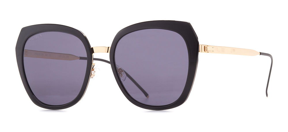 PROSUN PS6008-C19 Güneş Yetişkin Kadın Geometrik Çerçeveli Titanyum Polarize - 2