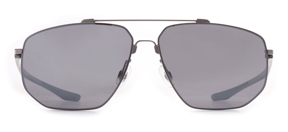 PROSUN PS7001-D11 Güneş Yetişkin Erkek Köşeli Çerçeveli Titanyum Polarize - 1