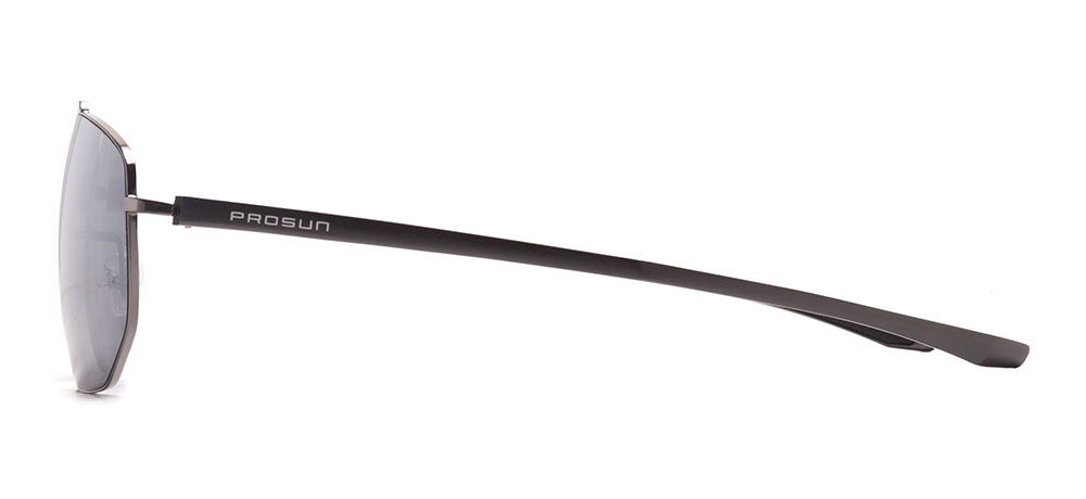 PROSUN PS7001-D11 Güneş Yetişkin Erkek Köşeli Çerçeveli Titanyum Polarize - 3