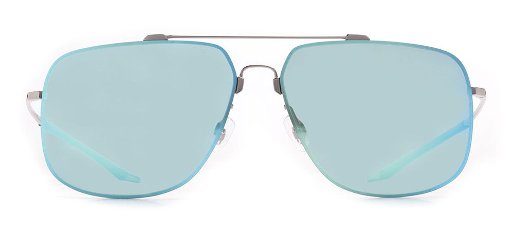 PROSUN PS7003-D12 Güneş Genç,Yetişkin Erkek Köşeli Çerçevesiz Titanyum Polarize - 1